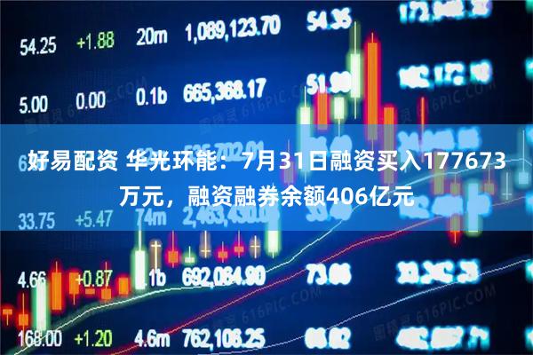 好易配资 华光环能：7月31日融资买入177673万元，融资融券余额406亿元